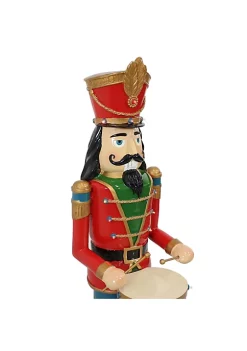 Cheap 🔔 Klaus the Drummer Indoor 🎁 Christmas Nutcracker Statue - 48 in by Sunnydaze Decor 👏 -Sunnydaze Decor Shop Belk 536