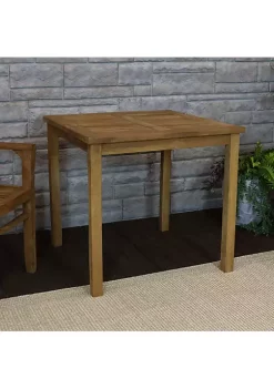 Discount ✔️ 31.5 in Solid Teak Square Patio Dining Table by Sunnydaze Decor 🤩 -Sunnydaze Decor Shop Belk 5383