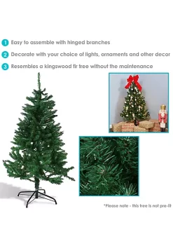 Best Sale 🛒 Sunnydaze Unlit Artificial Tannenbaum 🎄 Christmas Tree - Green - 4-Foot by Sunnydaze Decor 💯 -Sunnydaze Decor Shop Belk 548