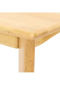 Outlet 😀 James 4 ft Wooden Mid-Century Modern Dining Table - Natural by Sunnydaze Decor ⌛ -Sunnydaze Decor Shop Belk 5538