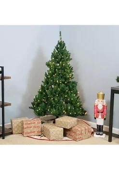 Hot Sale 🔥 Sunnydaze Pre-Lit Artificial Tannenbaum ❄ Christmas Tree - Green - 5-Foot by Sunnydaze Decor 👏