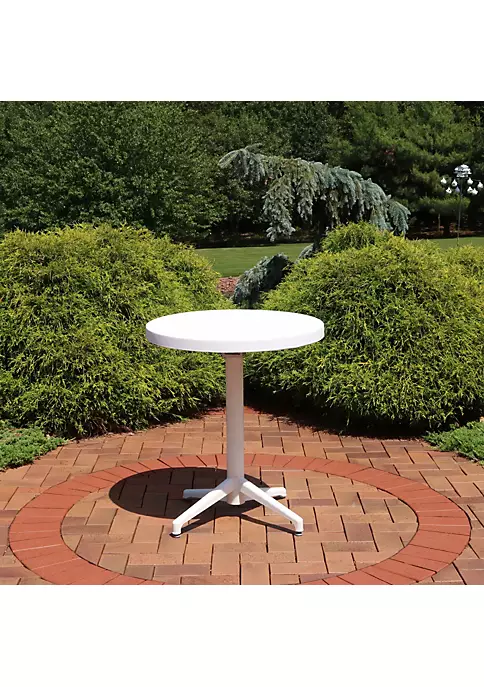 Best Sale 🎉 Sunnydaze All-Weather Round Foldable Table - Plastic - White by Sunnydaze Decor ⭐ 8 Best Sale 🎉 Sunnydaze All-Weather Round Foldable Table - Plastic - White by Sunnydaze Decor ⭐ - Image 6