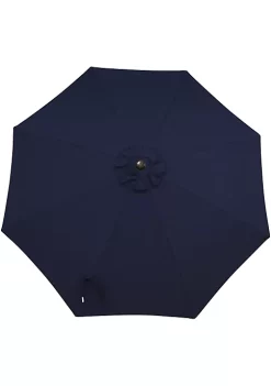 Best deal 🛒 9 ft Sunbrella Patio Umbrella with Tilt and Crank - Navy Blue by Sunnydaze Decor 👍 -Sunnydaze Decor Shop Belk 5575