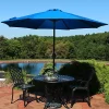 Best Pirce 🧨 9 ft Sunbrella Patio Umbrella with Tilt and Crank - Pacific Blue by Sunnydaze Decor 🧨 -Sunnydaze Decor Shop Belk 5578