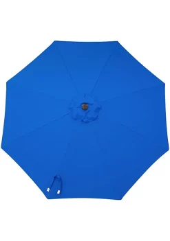 Best Pirce 🧨 9 ft Sunbrella Patio Umbrella with Tilt and Crank - Pacific Blue by Sunnydaze Decor 🧨 -Sunnydaze Decor Shop Belk 5580