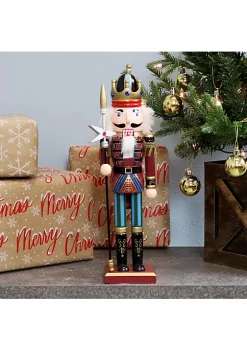 Coupon 🛒 Gustav the Great Indoor 🎄 Christmas Nutcracker Statue - 15 in by Sunnydaze Decor 😀