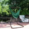 Discount 🤩 Extra Large Hammock Chair with Adjustable Steel Stand - Green by Sunnydaze Decor 🤩 -Sunnydaze Decor Shop Belk 5788