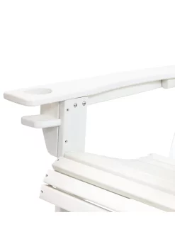 Top 10 🎉 Sunnydaze All-Weather White Outdoor Adirondack Chair with Drink Holder by Sunnydaze Decor 🎉 -Sunnydaze Decor Shop Belk 5800