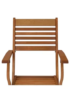 Hot Sale 👏 Meranti Wood Folding Patio Dining Armchair - Set of 2 by Sunnydaze Decor 🥰 -Sunnydaze Decor Shop Belk 5814