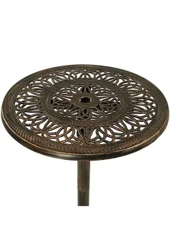 New 💯 26 in Cast Iron Round Patio Bar-Height Table - Bronze by Sunnydaze Decor 🌟 -Sunnydaze Decor Shop Belk 5820