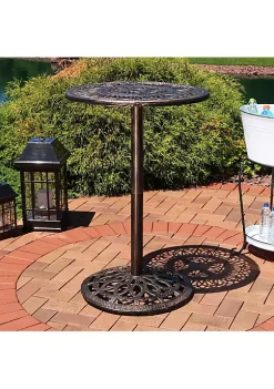 New 💯 26 in Cast Iron Round Patio Bar-Height Table - Bronze by Sunnydaze Decor 🌟 -Sunnydaze Decor Shop Belk 5822