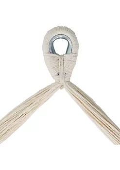 Cheapest 🧨 Extra Large Rope Hammock Chair with Adjustable Stand - Cream by Sunnydaze Decor ✨ -Sunnydaze Decor Shop Belk 5840