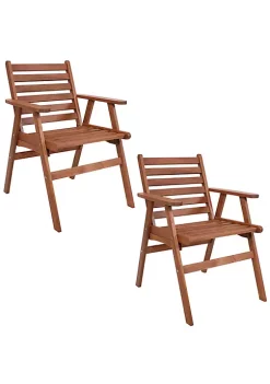 Top 10 โ๏ธ Meranti Wood Patio Dining Armchair - Set of 2 by Sunnydaze Decor ๐ 8 Top 10 โ๏ธ Meranti Wood Patio Dining Armchair - Set of 2 by Sunnydaze Decor ๐ -Sunnydaze Decor Shop Belk 5877