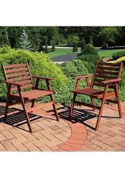 Top 10 โ๏ธ Meranti Wood Patio Dining Armchair - Set of 2 by Sunnydaze Decor ๐ 11 Top 10 โ๏ธ Meranti Wood Patio Dining Armchair - Set of 2 by Sunnydaze Decor ๐ -Sunnydaze Decor Shop Belk 5880