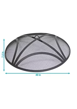 Hot Sale 👍 40 in Reinforced Steel Mesh Round Fire Pit Spark Screen by Sunnydaze Decor 👍 -Sunnydaze Decor Shop Belk 5891