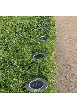 Cheap 💯 Stainless Steel Solar-Power LED Garden Pathway Light - Set of 24 by Sunnydaze Decor 🔥 -Sunnydaze Decor Shop Belk 5925