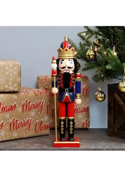 New โ Roderick the Ruler Indoor ๐ Christmas Nutcracker Statue - 15 in by Sunnydaze Decor ๐งจ