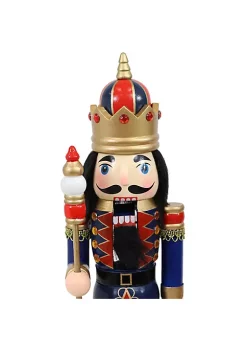 New ⌛ Roderick the Ruler Indoor 🎄 Christmas Nutcracker Statue - 15 in by Sunnydaze Decor 🧨 -Sunnydaze Decor Shop Belk 594