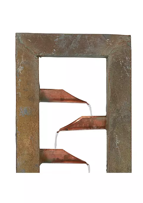 Brand new 🌟 Copper and Slate Indoor 5-Tiered Water Fountain - 19 in by Sunnydaze Decor 😀 5 Brand new 🌟 Copper and Slate Indoor 5-Tiered Water Fountain - 19 in by Sunnydaze Decor 😀 - Image 3