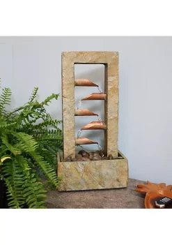 Brand new 🌟 Copper and Slate Indoor 5-Tiered Water Fountain - 19 in by Sunnydaze Decor 😀 13 Brand new 🌟 Copper and Slate Indoor 5-Tiered Water Fountain - 19 in by Sunnydaze Decor 😀 -Sunnydaze Decor Shop Belk 5949