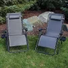 Best reviews of 🎁 XL Zero Gravity Chair with Cup Holder - Charcoal - Set of 2 by Sunnydaze Decor 🥰 2 Best reviews of 🎁 XL Zero Gravity Chair with Cup Holder - Charcoal - Set of 2 by Sunnydaze Decor 🥰 -Sunnydaze Decor Shop Belk 5950