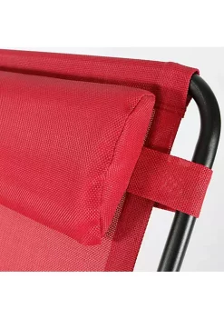 Outlet 🔥 Sunnydaze Oversized Zero Gravity Lounge Chairs & Cup Holder - Set of 2 - Red by Sunnydaze Decor 🤩 -Sunnydaze Decor Shop Belk 5960