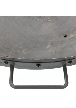 Wholesale 🧨 34 in Rustic Cast Iron Fire Pit Bowl with Stand - Steel by Sunnydaze Decor 🔔 -Sunnydaze Decor Shop Belk 5970