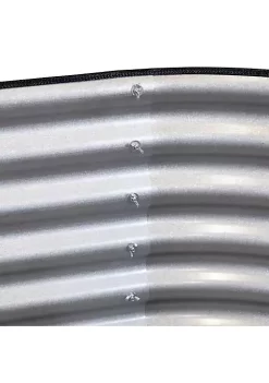 Coupon ⭐ Galvalume Steel Rectangle Raised Bed - Silver - 62.5 in x 32 in by Sunnydaze Decor 🤩 -Sunnydaze Decor Shop Belk 5990