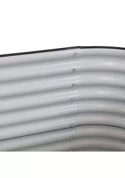 Deals 👏 Galvalume Steel Rectangle Raised Garden Bed - Dark Gray - 62.5 in by Sunnydaze Decor 😀 -Sunnydaze Decor Shop Belk 5996