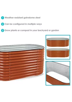 Discount 😉 Galvalume Steel Rectangle Raised Bed - Brown - 62.5 in x 32 in by Sunnydaze Decor ❤️ 11 Discount 😉 Galvalume Steel Rectangle Raised Bed - Brown - 62.5 in x 32 in by Sunnydaze Decor ❤️ -Sunnydaze Decor Shop Belk 6029