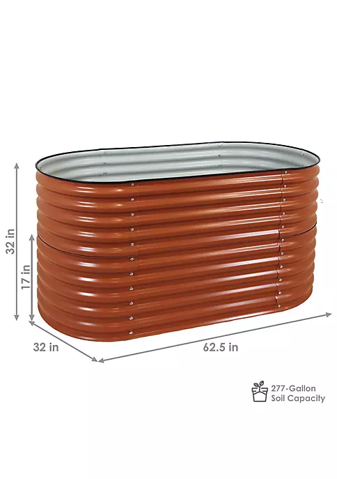 Discount 😉 Galvalume Steel Rectangle Raised Bed - Brown - 62.5 in x 32 in by Sunnydaze Decor ❤️ 7 Discount 😉 Galvalume Steel Rectangle Raised Bed - Brown - 62.5 in x 32 in by Sunnydaze Decor ❤️ - Image 5