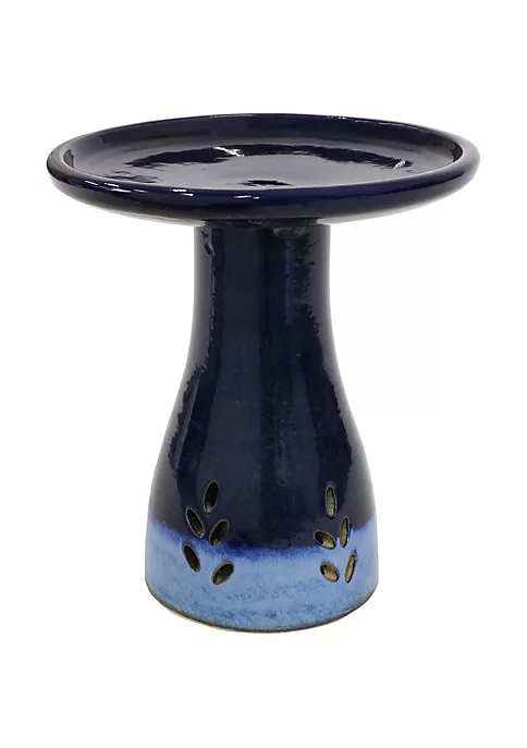 Best deal ๐ฅฐ Classic Duo-Tone Cut-Out Ceramic Bird Bath - 20.5 in - Dark Blue by Sunnydaze Decor ๐ 4 Best deal ๐ฅฐ Classic Duo-Tone Cut-Out Ceramic Bird Bath - 20.5 in - Dark Blue by Sunnydaze Decor ๐ - Image 2