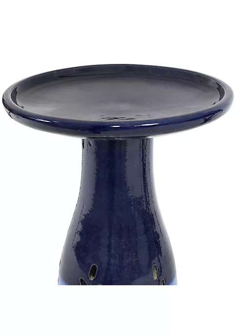 Best deal ๐ฅฐ Classic Duo-Tone Cut-Out Ceramic Bird Bath - 20.5 in - Dark Blue by Sunnydaze Decor ๐ 5 Best deal ๐ฅฐ Classic Duo-Tone Cut-Out Ceramic Bird Bath - 20.5 in - Dark Blue by Sunnydaze Decor ๐ - Image 3