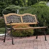 Flash Sale ๐ 2-Person Ivy Crossweave Cast Iron and Wood Outdoor Garden Bench by Sunnydaze Decor ๐ฅฐ 1 Flash Sale ๐ 2-Person Ivy Crossweave Cast Iron and Wood Outdoor Garden Bench by Sunnydaze Decor ๐ฅฐ -Sunnydaze Decor Shop Belk 6049