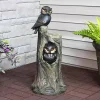 Best reviews of 🎉 Owl Duo on Tree Stump Polyresin Outdoor Statue - 31 in by Sunnydaze Decor 🎁 -Sunnydaze Decor Shop Belk 6063