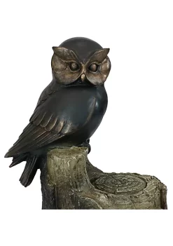 Best reviews of 🎉 Owl Duo on Tree Stump Polyresin Outdoor Statue - 31 in by Sunnydaze Decor 🎁 -Sunnydaze Decor Shop Belk 6065