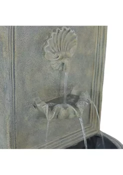 Top 10 🔔 Seaside Polystone Outdoor Wall Fountain - French Limestone by Sunnydaze Decor 🛒 -Sunnydaze Decor Shop Belk 6097
