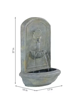 Top 10 🔔 Seaside Polystone Outdoor Wall Fountain - French Limestone by Sunnydaze Decor 🛒 -Sunnydaze Decor Shop Belk 6098