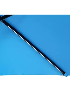 Flash Sale 🎉 9.5 ft Solar Cantilever Offset Patio Umbrella - Azure by Sunnydaze Decor 🌟 -Sunnydaze Decor Shop Belk 6120