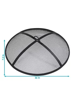 Buy 🥰 36 in Steel Round Fire Pit Spark Screen by Sunnydaze Decor ✔️ -Sunnydaze Decor Shop Belk 6152