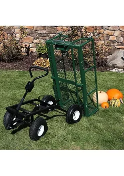 Deals ๐ Large Heavy-Duty Steel Garden Cart with Removable Sides - Green by Sunnydaze Decor ๐ 11 Deals ๐ Large Heavy-Duty Steel Garden Cart with Removable Sides - Green by Sunnydaze Decor ๐ -Sunnydaze Decor Shop Belk 6175