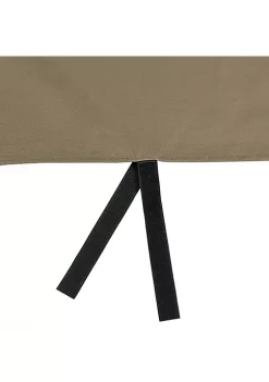 Discount 😍 48 in Powder-Coated Steel Firewood Log Hoop Rack with Khaki Cover by Sunnydaze Decor 👍 -Sunnydaze Decor Shop Belk 6198