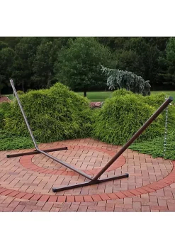 Hot Sale 😀 Powder-Coated Steel Beam Hammock Stand - Bronze - 15 ft by Sunnydaze Decor 🤩