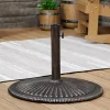 Cheapest ✔️ 22 in Ridged Cast Iron Round Patio Umbrella Base - Bronze by Sunnydaze Decor ✨ -Sunnydaze Decor Shop Belk 6256