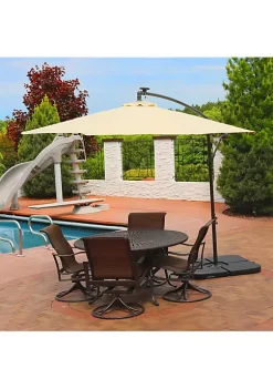 Best Pirce โ๏ธ 10 ft Solar Offest Steel Patio Umbrella with Crank - Beige by Sunnydaze Decor ๐ฅ 13 Best Pirce โ๏ธ 10 ft Solar Offest Steel Patio Umbrella with Crank - Beige by Sunnydaze Decor ๐ฅ -Sunnydaze Decor Shop Belk 6276