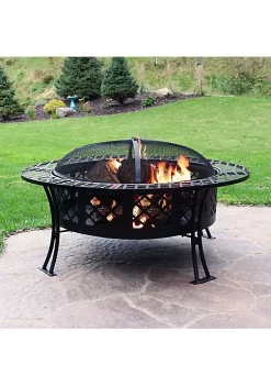 Outlet ๐ 40 in Diamond Weave Steel Fire Pit with Spark Screen and Poker by Sunnydaze Decor ๐ 13 Outlet ๐ 40 in Diamond Weave Steel Fire Pit with Spark Screen and Poker by Sunnydaze Decor ๐ -Sunnydaze Decor Shop Belk 634