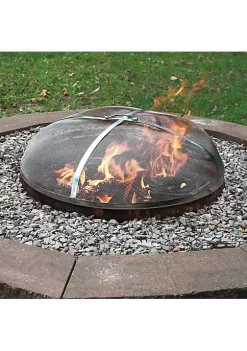 Hot Sale ⭐ 30 in Round Stainless Steel Fire Pit Spark Screen by Sunnydaze Decor 🧨 -Sunnydaze Decor Shop Belk 6340
