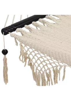 Cheap ๐ 2-Person Woven Hammock with Spreader Bars and Fringe - White by Sunnydaze Decor ๐คฉ 9 Cheap ๐ 2-Person Woven Hammock with Spreader Bars and Fringe - White by Sunnydaze Decor ๐คฉ -Sunnydaze Decor Shop Belk 6358