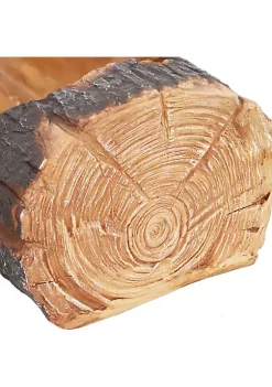 Cheap 😀 35 in Polyresin Rustic Outdoor Raised Log Flower Pot Planter by Sunnydaze Decor 🛒 -Sunnydaze Decor Shop Belk 6369