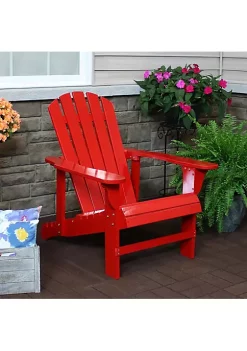 Best Pirce โ Fir Wood Adirondack Chair with Adjustable Back - Red by Sunnydaze Decor โ๏ธ